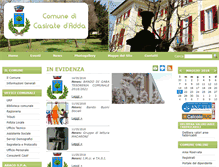 Tablet Screenshot of comune.casirate.bg.it